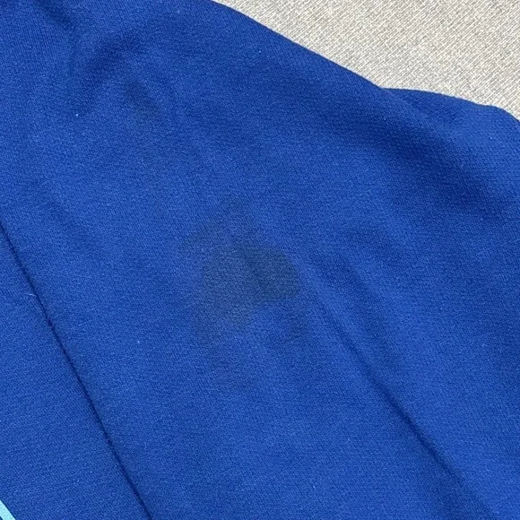 vintage 80's swatch watch sweatshirt blue pocket M (21" Pit To Pit) Graphic USA - Picture 4 of 14